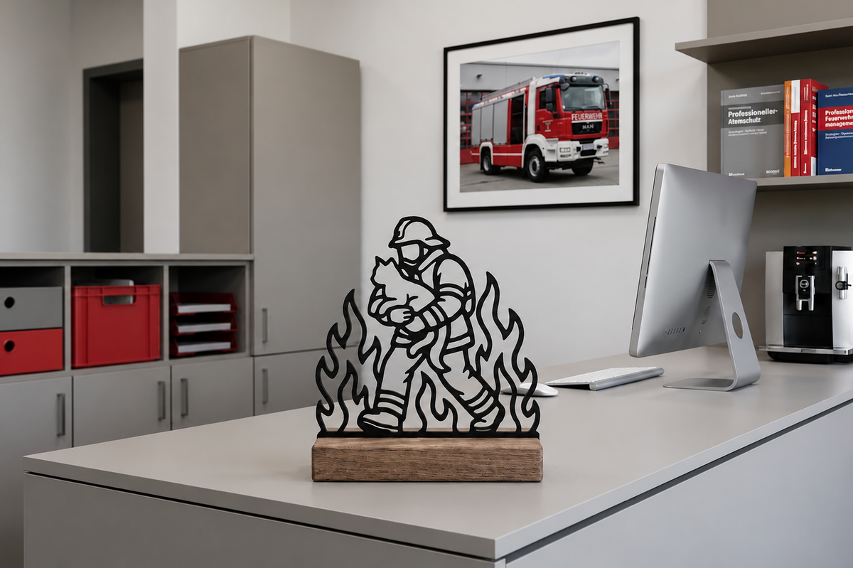 Feuerwehr Tierretter-Set – Hund & Katze