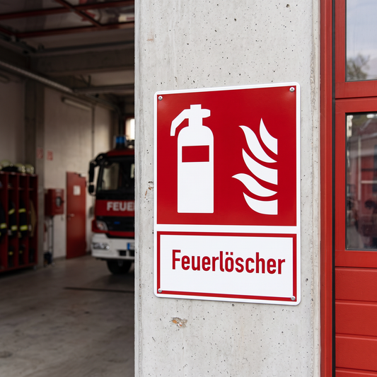 Feuerlöscher Hinweisschild – 20 × 30 cm