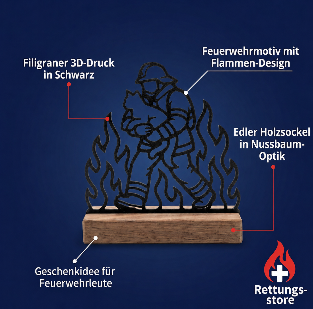 Feuerwehr Tierretter-Set – Hund & Katze