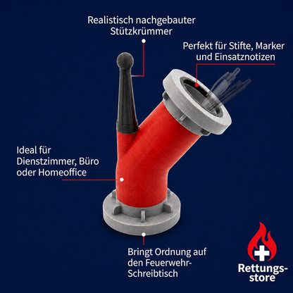 Feuerwehr Stützkrümmer Stiftehalter