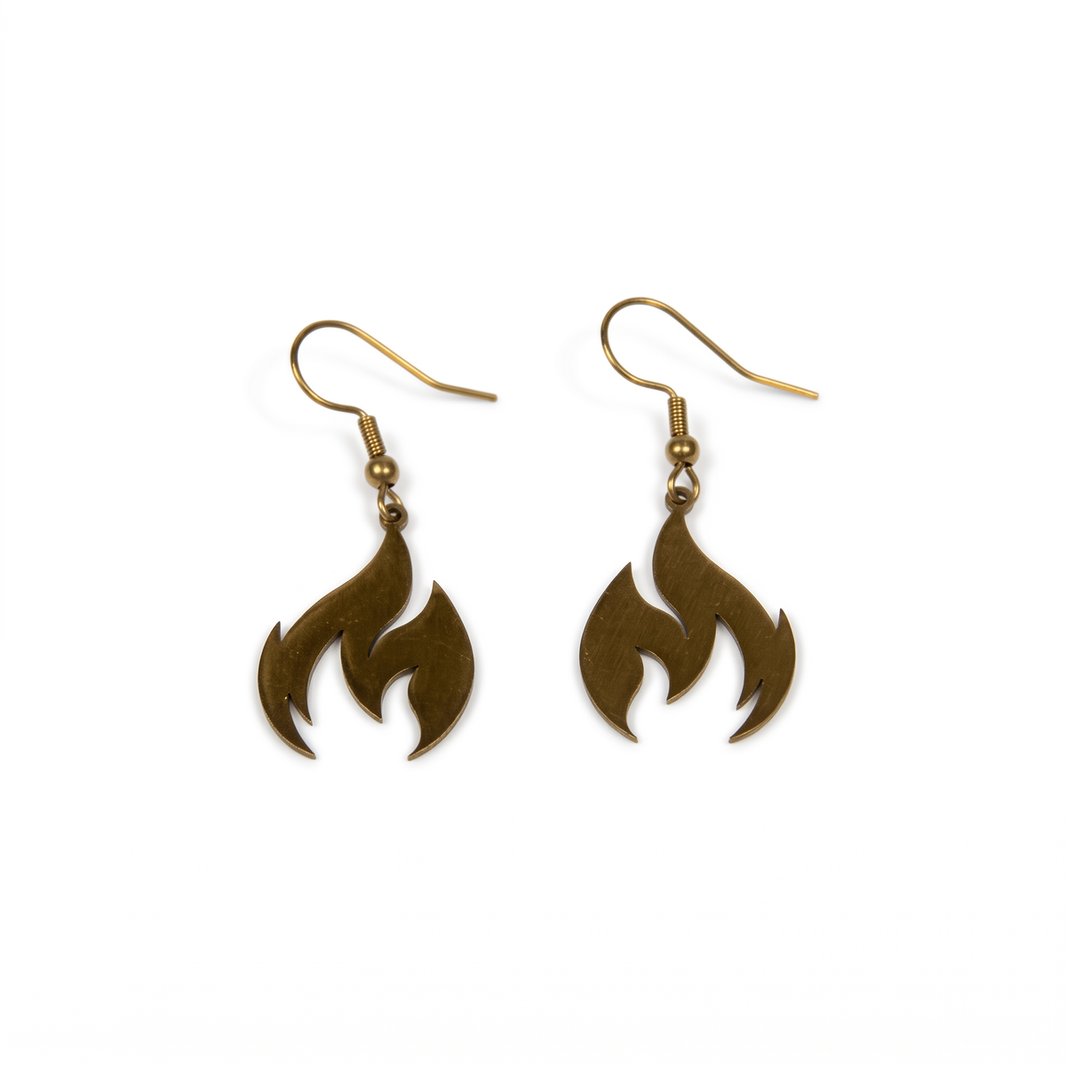 Feuerwehr Schmuckset – Flamme Gold