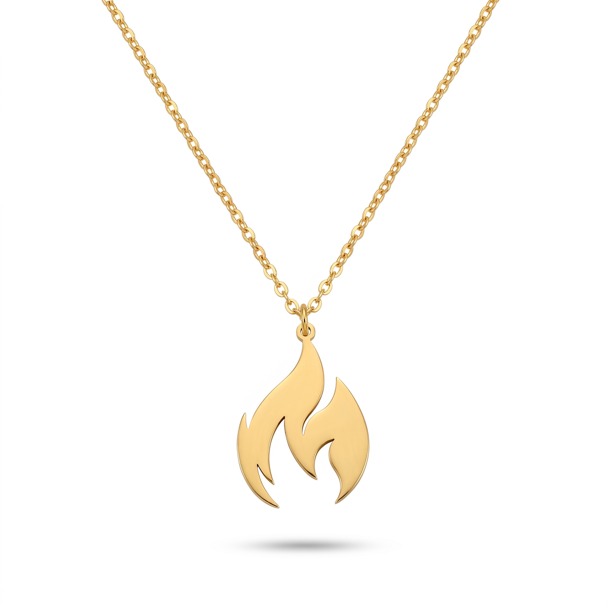 Feuerwehr Schmuckset – Flamme Gold