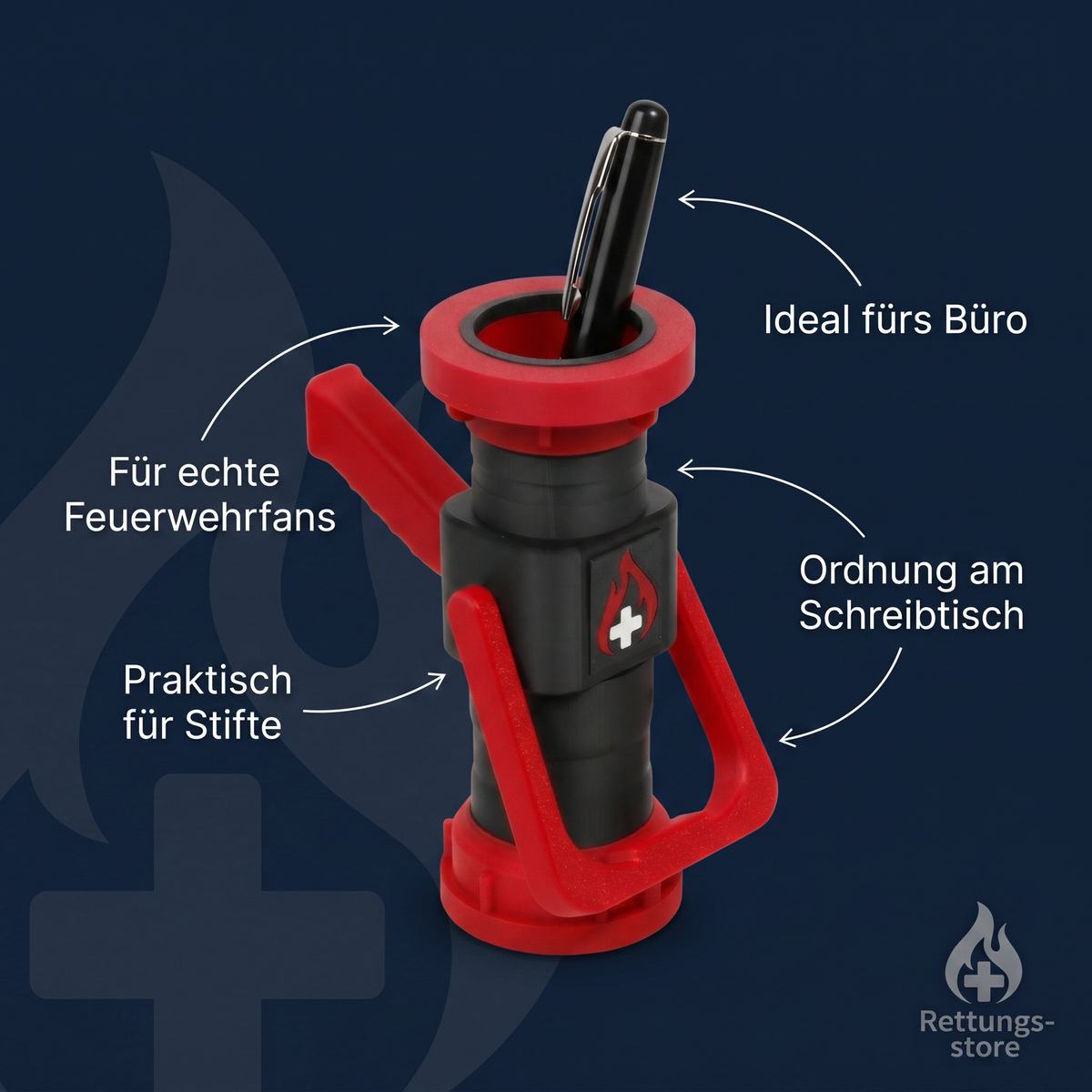 Feuerwehr Strahlrohr Stiftehalter