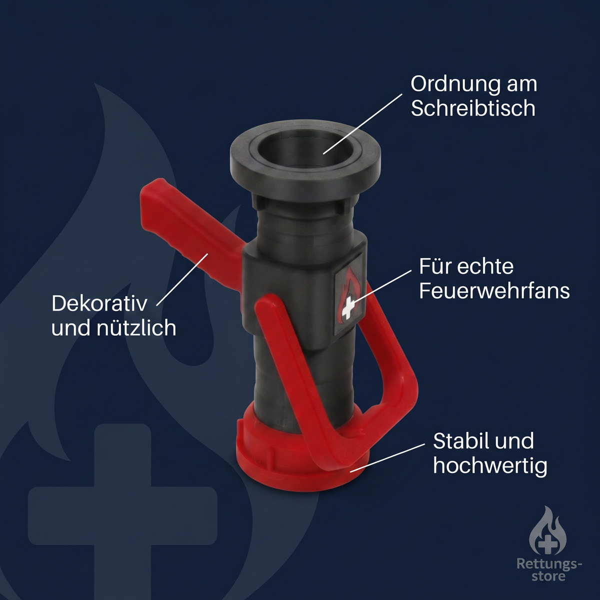 Feuerwehr Strahlrohr Stiftehalter