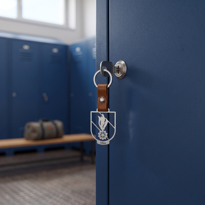 Schlüsselanhänger Feuerwehr Wappen – personalisiert