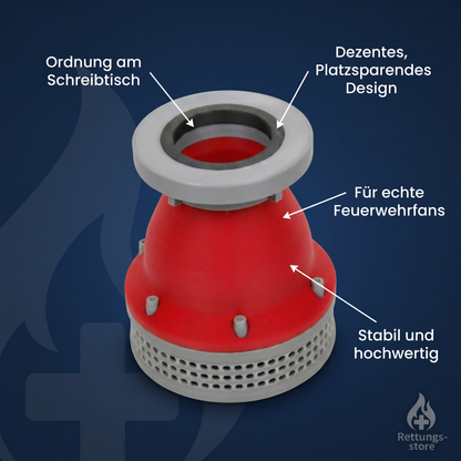 Stiftehalter-Set Feuerwehr – Saugkorb, Stützkrümmer & Strahlrohr