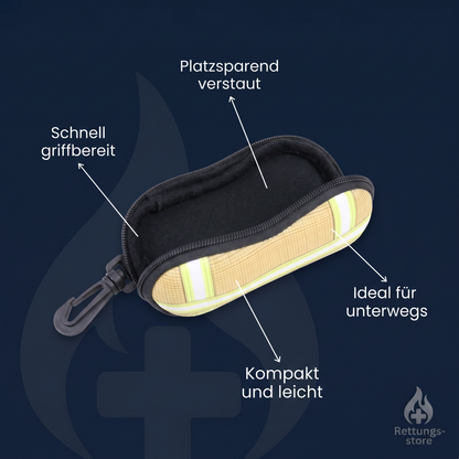 Brillenetui Feuerwehr Einsatzjacke Gelb