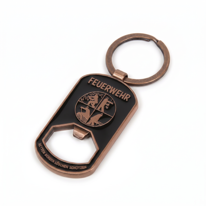 Feuerwehr Schlüsselanhänger mit Flaschenöffner