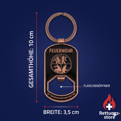 Feuerwehr Schlüsselanhänger mit Flaschenöffner